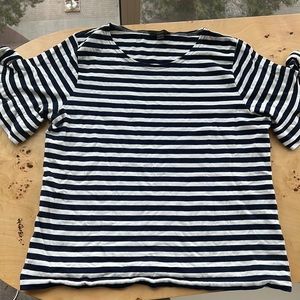 Jcrew Ruffle Sleeve Tshirt Like-new